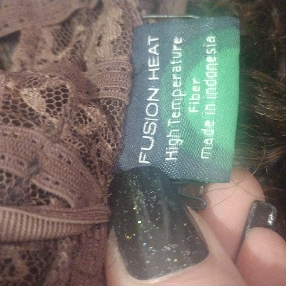 Foxy Lady Curly Ombre C Side Part Wig - Picture 8 of 10